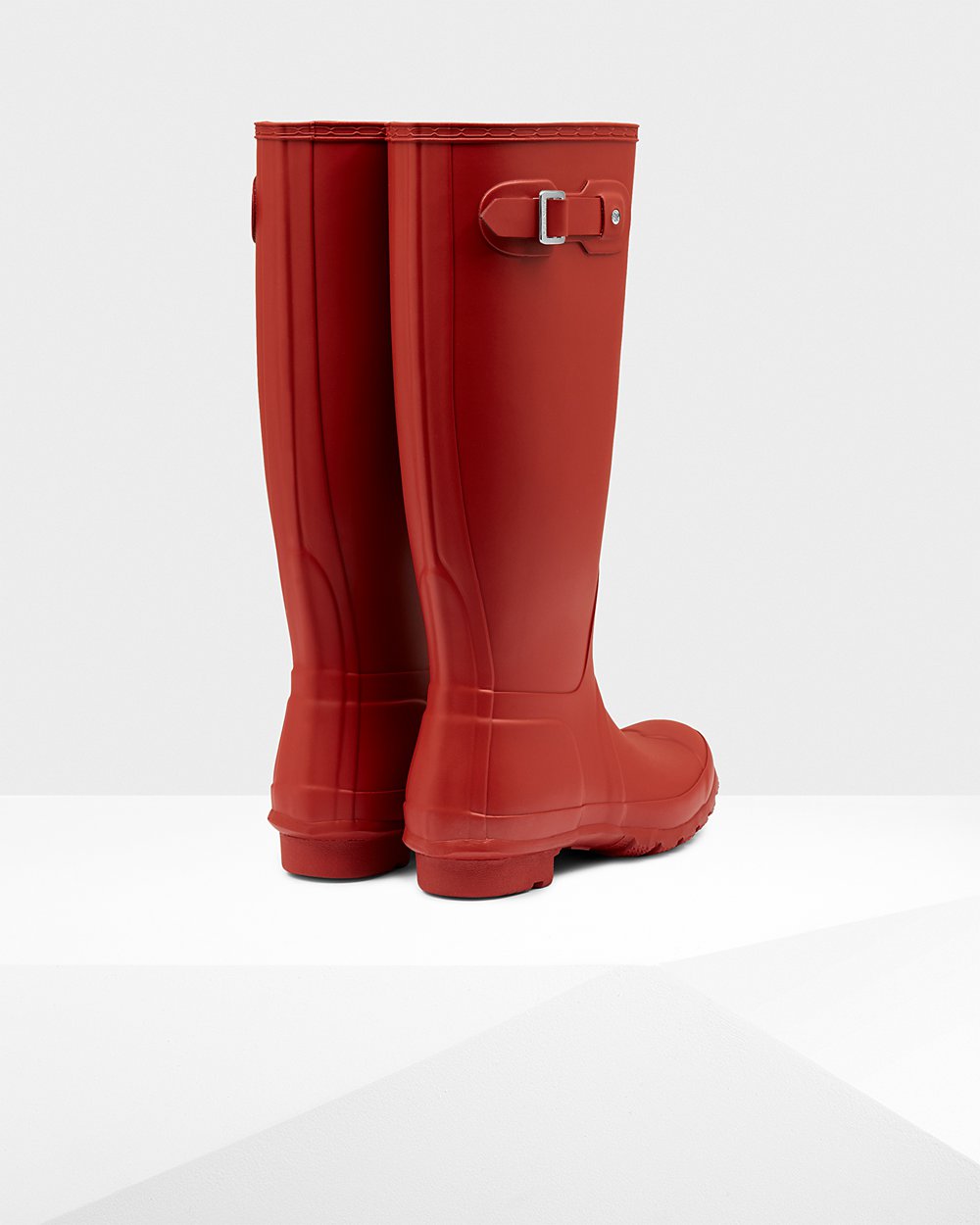 Hunter Mujer Original - Botas de Lluvia Rojas - 192-QLTIRS